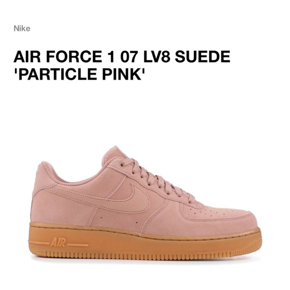 Nike Shoes - Nike Air Force 1 07 LV8 pink suede